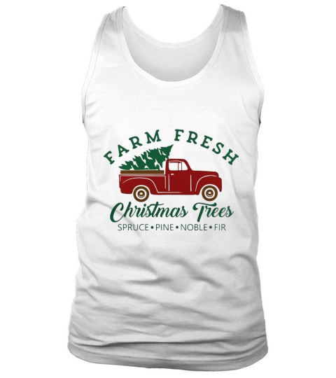 Farm Fresh Christmas Tree Xmas Tank Top Unisex