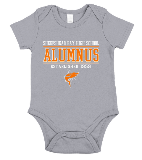Sheepshead Bay High School Alumnus - Unisex Long Sleeve Short Sleeve Baby One-Piece