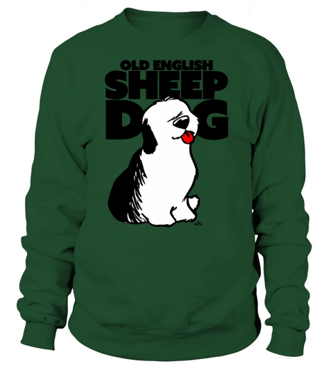 Old English Sheep Dog cartoon T-Shirt Sweatshirt Unisex
