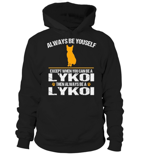 Funny Lykoi cat Always Be Yourself Hoodie Unisex