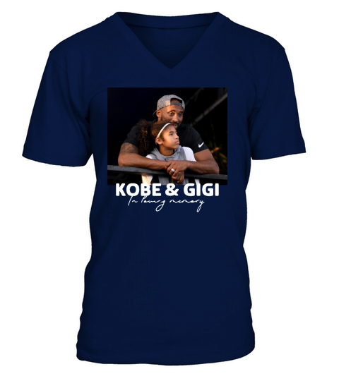 RIP Kobe & Gigi in loving memory Kobe and Gianna Bryant shirt V-Neck T-shirt