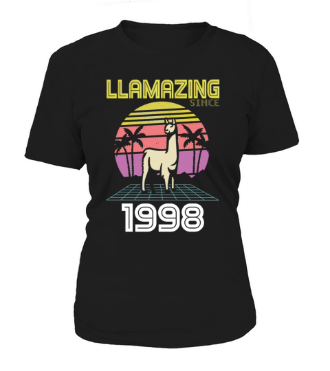 Llamazing Since Born 1998 Birthday 23 Years Gift Women's T-Shirt