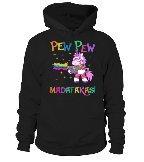 Lgbt unicorn pew pew madafakas Hoodie Unisex