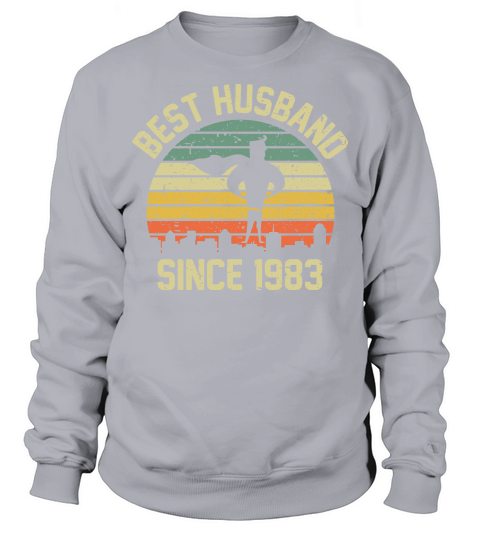 Wedding Anniversary Best Husband SINCE 1983 Sweatshirt Unisex