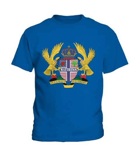 Matthews Family Crest For American People - Matthews Family T-Shirt, Hoodie, Sweatshirt Kids T-Shirt