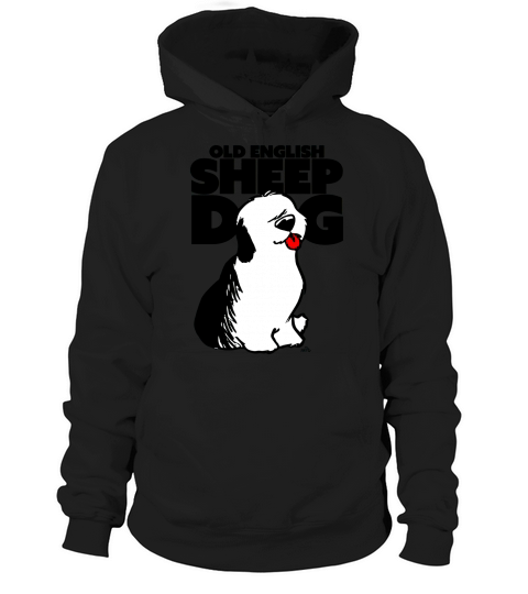 Old English Sheep Dog cartoon T-Shirt Hoodie Unisex
