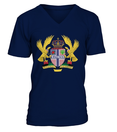 Matthews Family Crest For American People - Matthews Family T-Shirt, Hoodie, Sweatshirt V-Neck T-shirt