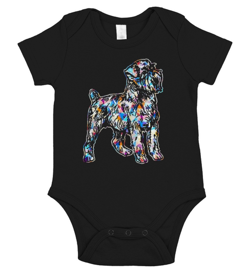 Brussels Griffon Short Sleeve Baby One-Piece
