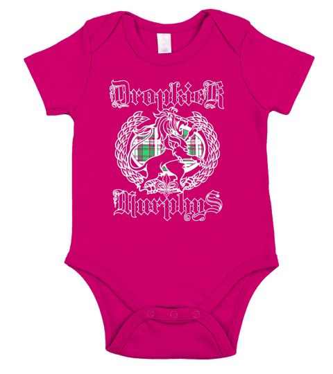 Dropkick Murphys Lion Plaid Short Sleeve Baby One-Piece