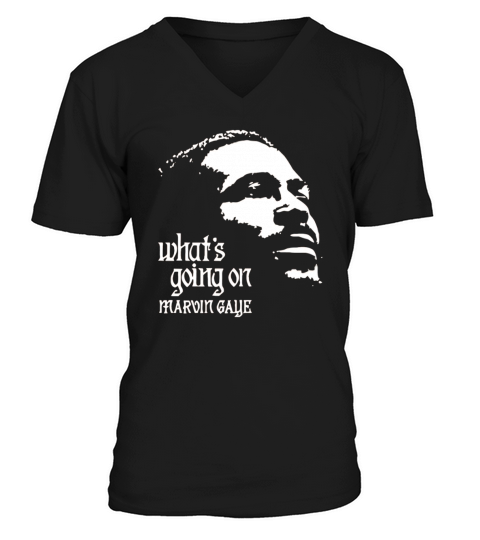 what is going on marvin gaye V-Neck T-shirt