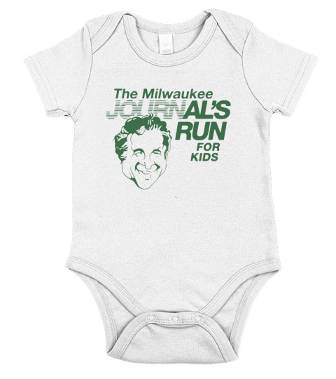 The Milwaukee Journal’s run for kids shirt Short Sleeve Baby One-Piece