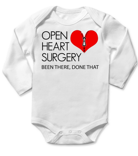 Open Heart Surgery Cardiologists Convent Long Sleeve Baby One-Piece