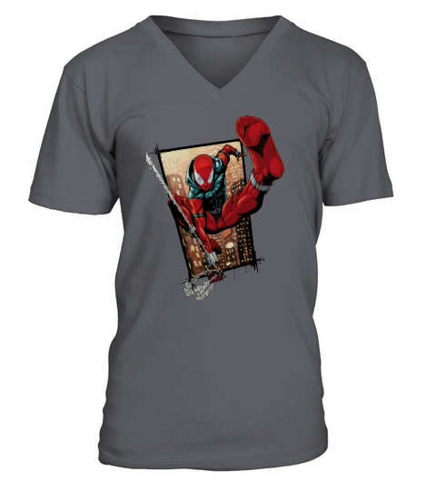 Scarlet Spider out of panel T-Shirt V-Neck T-shirt
