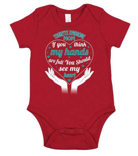 Hands1  Tourette Syndrome Short Sleeve Baby One-Piece