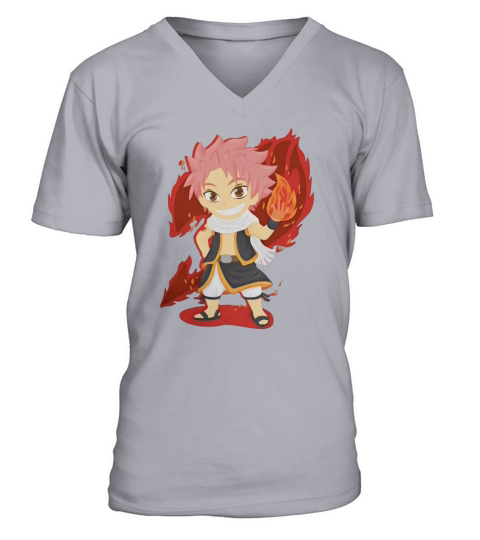 Natsu Dragneel T-Shirt V-Neck T-shirt