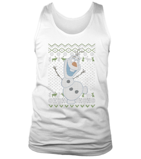 Disney Frozen Olaf Sven Ugly Christmas Sweater T-Shirt Tank Top Unisex