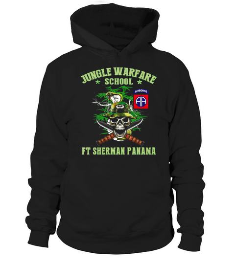 Jungle Warfare school Ft Sherman Panama Hoodie Unisex