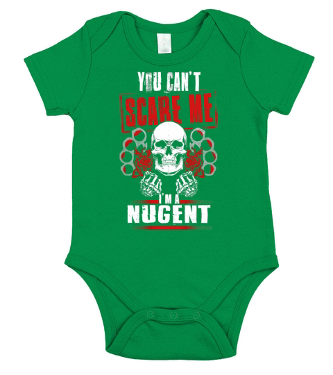 NUGENT You Cant Scare Me. Im A NUGENT - NUGENT T Shirt, NUGENT Hoodie, NUGENT Family, NUGENT Tee, NUGENT Name, NUGENT bestseller, NUGENT shirt Short Sleeve Baby One-Piece