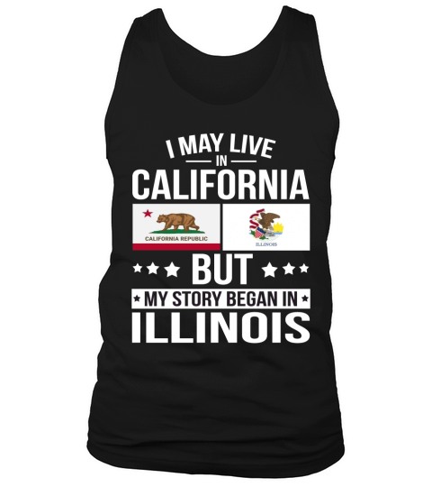 I May Live In California Tank Top Unisex