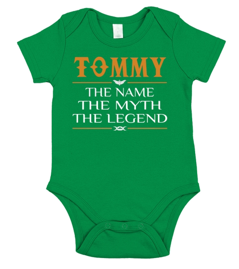 Tommy Legend Name Tommy  TeeForTommy Short Sleeve Baby One-Piece
