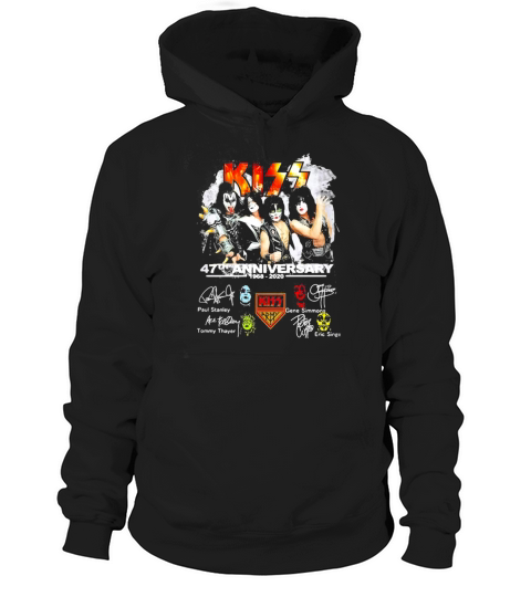 Kiss Band 47th anniversary signatures - Coffee Mug (colored) Hoodie Unisex