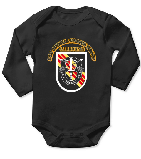 5th Special Forces Group (Airborne) Tshirt Long Sleeve Baby One-Piece