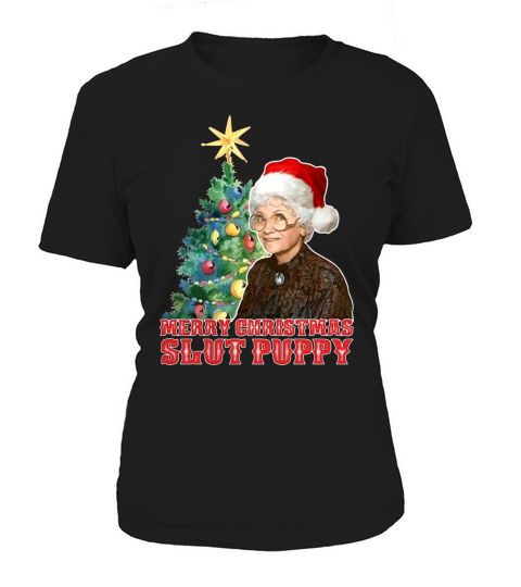 Golden girls Sophia Petrillo Merry Christmas slut puppy Xmas shirt Women's T-Shirt