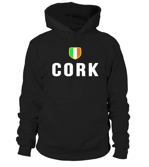 Cork Ireland Irish City Souvenir Eire Flag T Hoodie Unisex