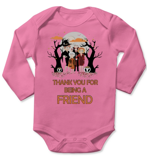 The Golden Girls Halloween Shirt Long Sleeve Baby One-Piece