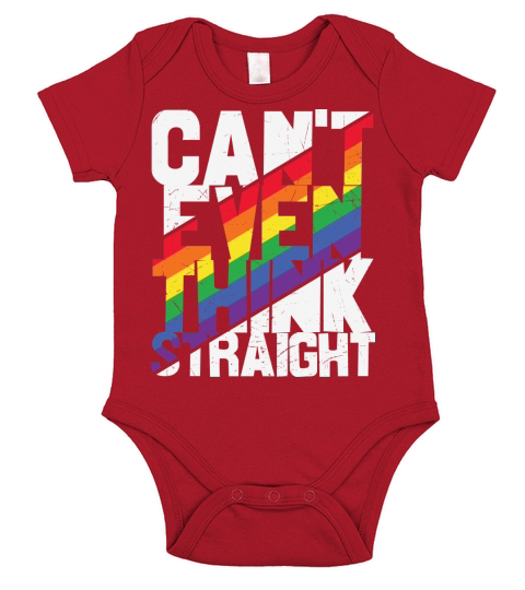 Cant even think straight Short Sleeve Baby One-Piece