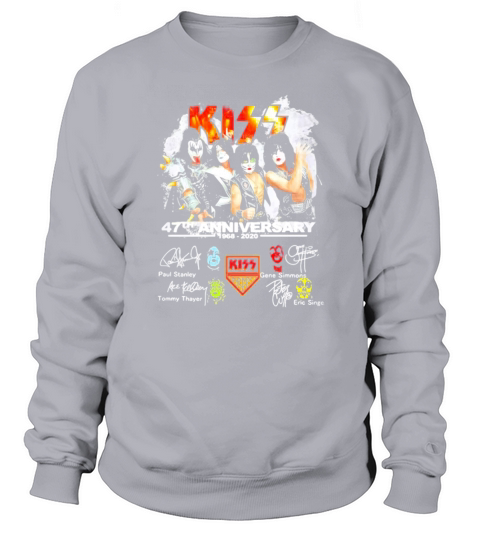 Kiss Band 47th anniversary signatures - Coffee Mug (colored) Sweatshirt Unisex