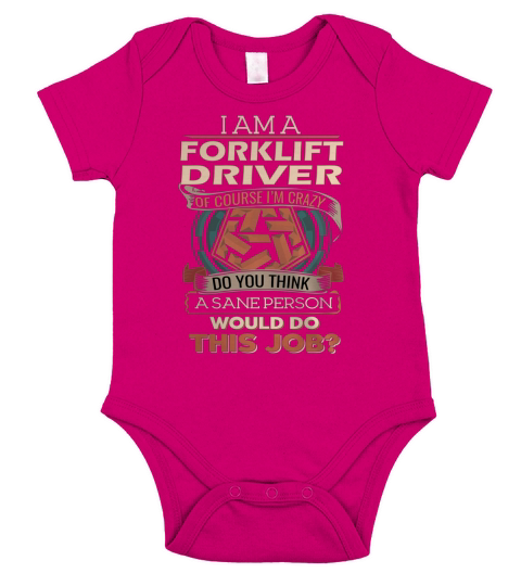 FORKLIFT DRIVER Short Sleeve Baby One-Piece