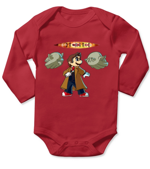 Doctor Mario TShirt SHIRT 2017 Long Sleeve Baby One-Piece
