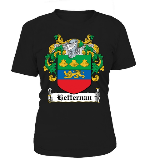 Heffernan Coat of Arms Irish Family Crests Women's T-Shirt