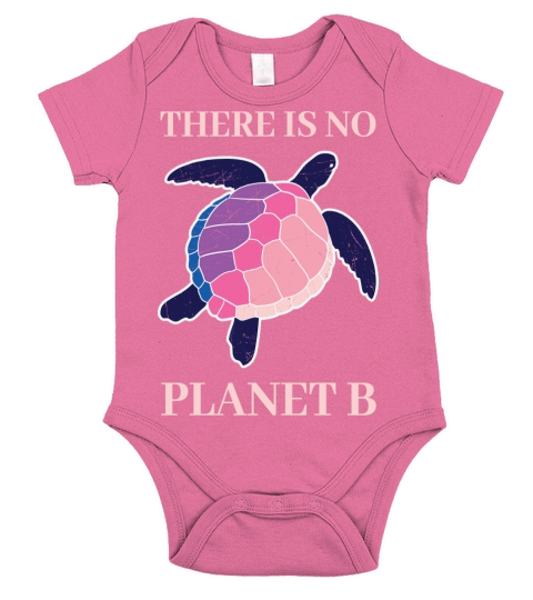 No Planet B Turtle Protection Animals Short Sleeve Baby One-Piece
