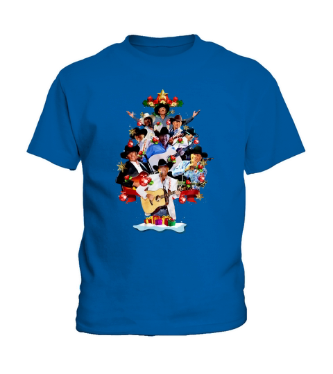 George Strait Christmas Tree Kids T-Shirt