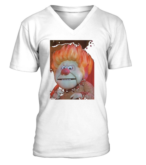 Heat Miser Poster Ugly Christmas Sweater V-Neck T-shirt