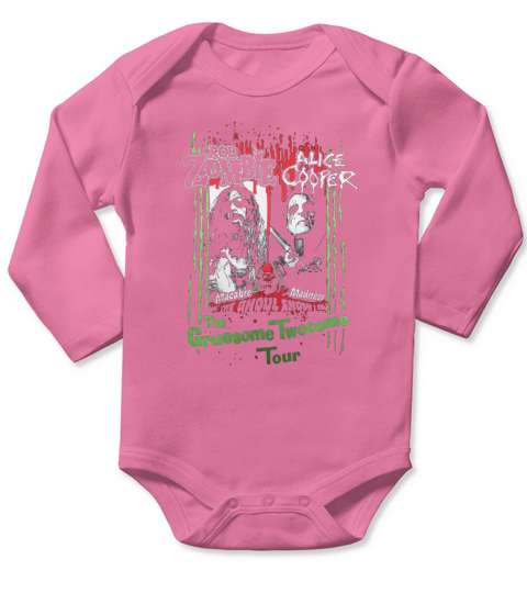 ROB ZOMBIE  ALICE COOPER Long Sleeve Baby One-Piece