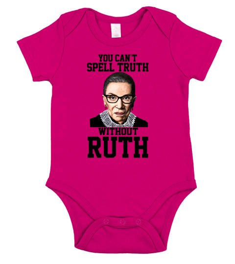 Notorious RBG quote saying Short Sleeve Baby One-Piece