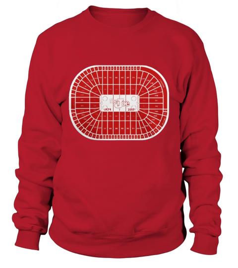 The Joe Louis Arena Seating Chart T shirt Sweatshirt Unisex