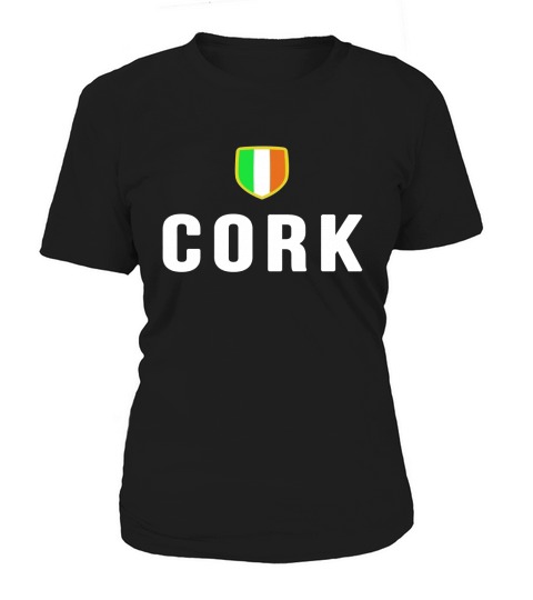 Cork Ireland Irish City Souvenir Eire Flag T Women's T-Shirt