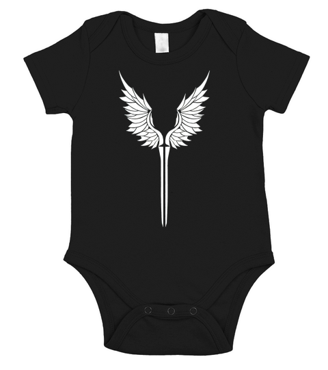 Viking Norse Valkyrie Blade Symbol Shirt Short Sleeve Baby One-Piece