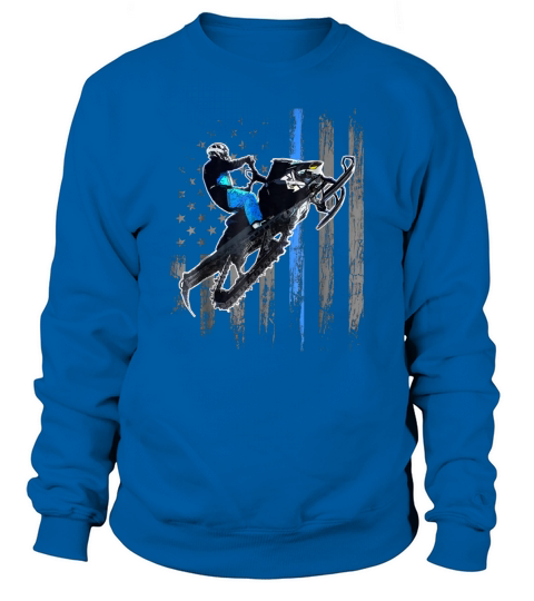 American Flag Snowmobile Shirt Men Snowmobile Riding Shirt Sweatshirt Unisex