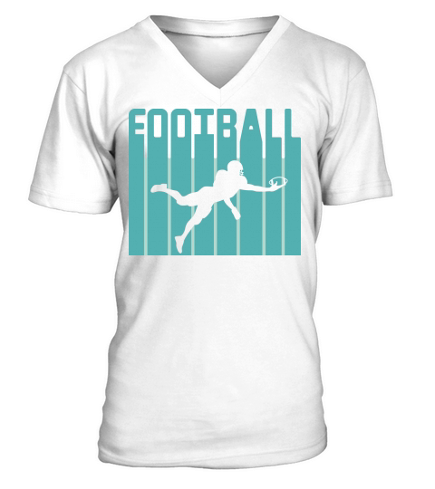 Retro Football T shirt Design SVG V-Neck T-shirt