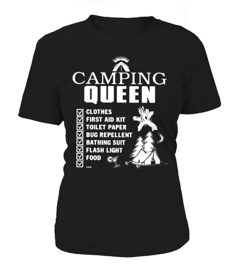 Im A Camping Queen T Shirt Women's T-Shirt