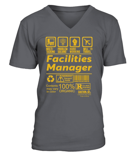 FACILITIES MANAGER  SHIRT V-Neck T-shirt