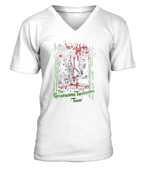 ROB ZOMBIE  ALICE COOPER V-Neck T-shirt