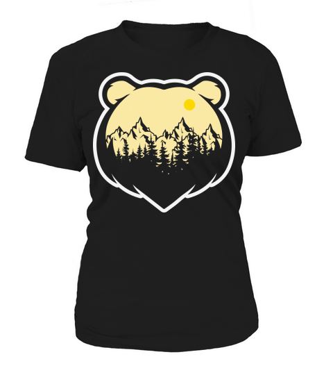 Vintage nation landscape bear Women's T-Shirt