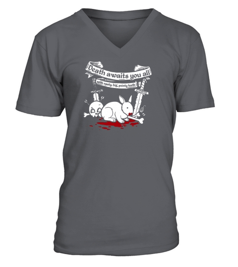monty python death awaits you all V-Neck T-shirt