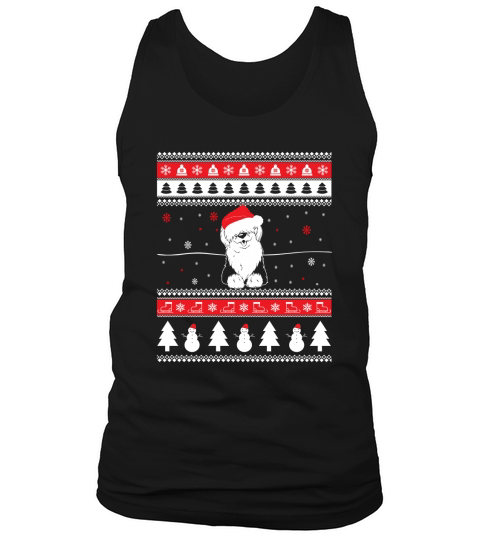 OLD ENGLISH SHEEPDOG CHRISTMAS SWEATER Tank Top Unisex